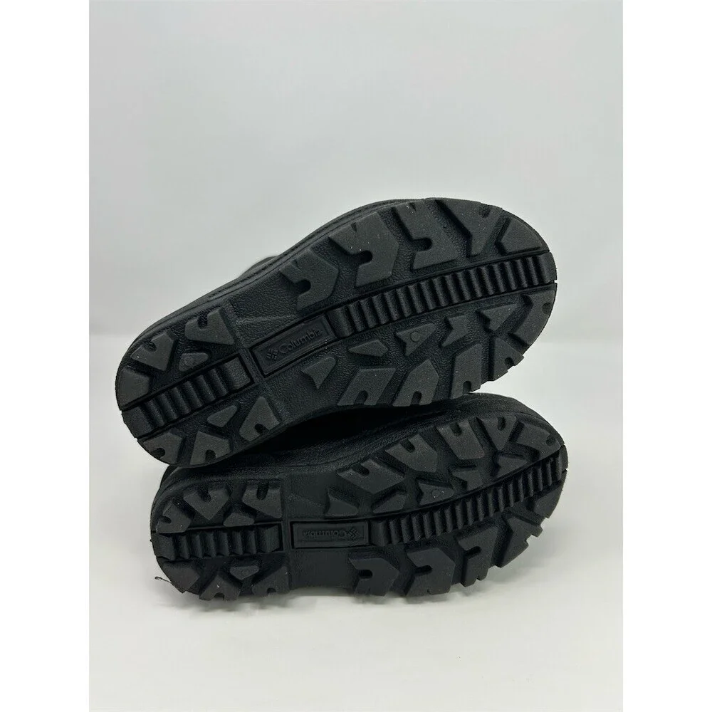Columbia Powderbug Forty Kids Snow Boots Black Waterproof Insulated Winter 11